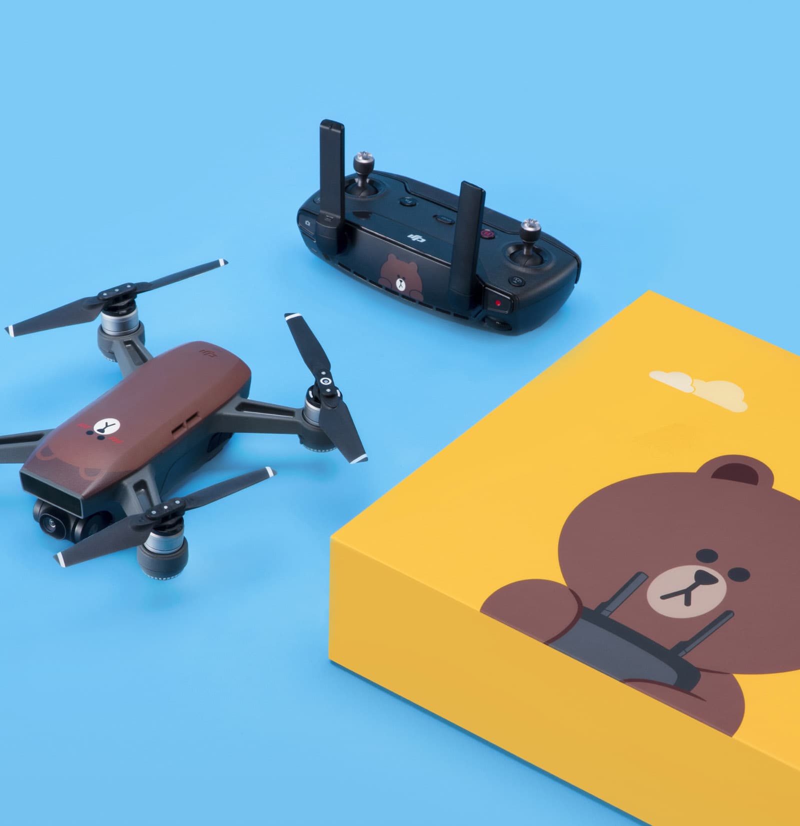 Дрон DJI Line Friends (Brown)|Spark — летающий медведь