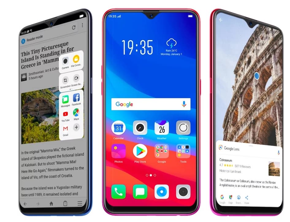 Oppo F9: 25-мегапиксельная фронтальная камера, каплевидный вырез в экране и необычное оформление тыльной стороны