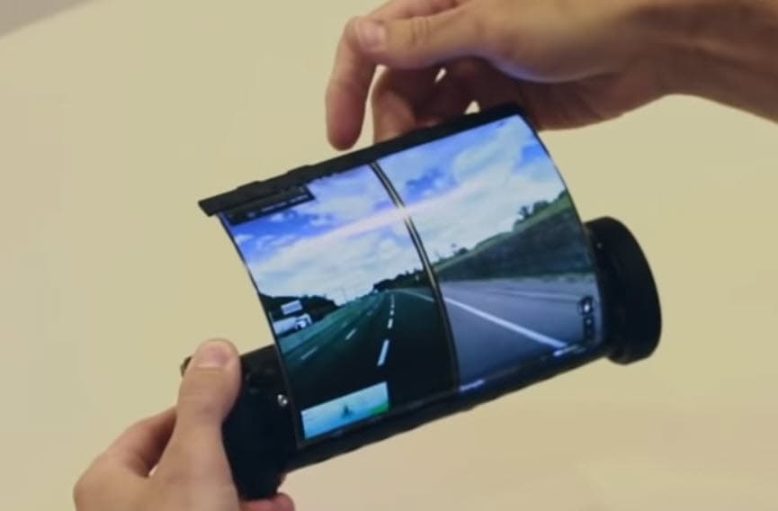 Представлен смартфон в форме свитка