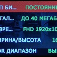 Характеристики изображения