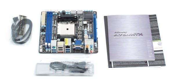 материнская плата ASRock A75M-ITX формата Mini-ITX
