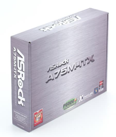 материнская плата ASRock A75M-ITX формата Mini-ITX