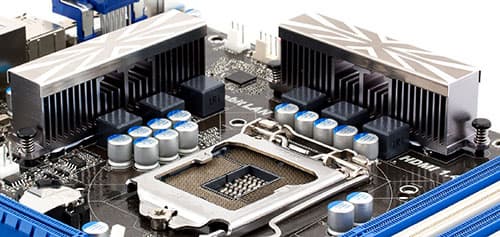 Охлаждение преобразователя питания на плате ASRock H67M-GE/HT