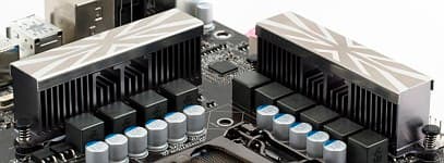 Охлаждение преобразователя питания на плате ASRock P67 Pro3