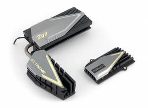 Радиаторы материнской платы ASRock Z77 Extreme9
