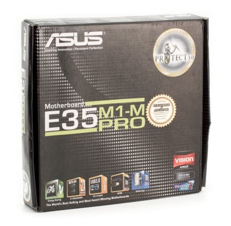 Материнская плата ASUS E35M1-M Pro формата microATX на APU-процессоре AMD E350