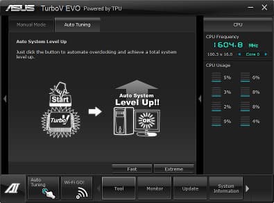 Утилита TurboV EVO