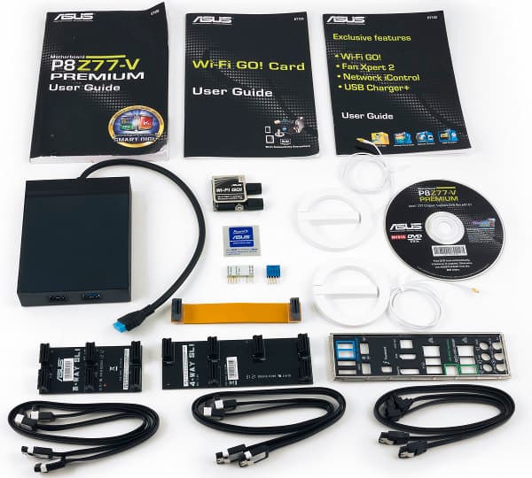 Комплект поставки материнской платы ASUS P8Z77-V Premium