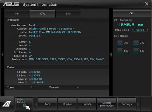 Комплект утилит ASUS