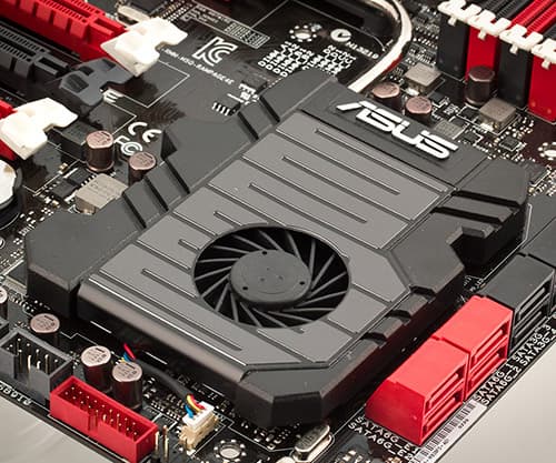 Охлаждение чипсета на плате ASUS Rampage IV Extreme