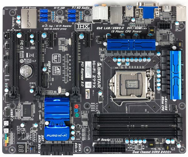 Материнская плата Biostar Hi-Fi Z77X