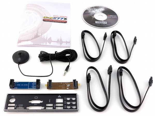 Комплект поставки материнской платы Biostar Hi-Fi Z77X