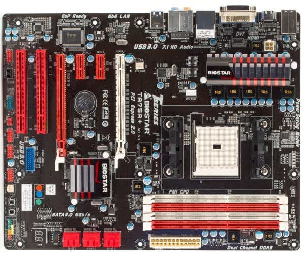 Материнские платы Biostar TA75A+ и Biostar TA75M+