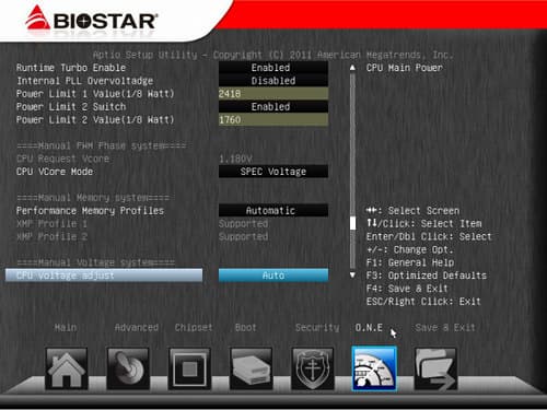 BIOS материнской платы Biostar TPower X79