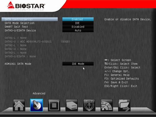 BIOS материнской платы Biostar TZ77XE4