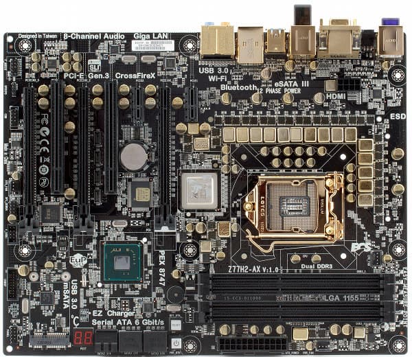 Материнская плата ECS Z77H2-AX Материнская плата ECS Z77H2-AX