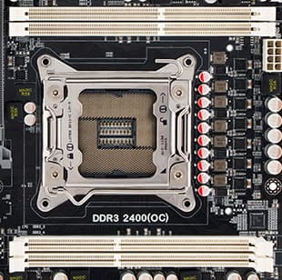 4 слота для памяти на плате ECS 4 слота для памяти на плате ECS