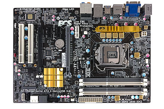 Системная плата ECS Z77H2-A4