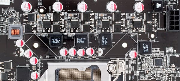 Преобразователь питания процессора на плате Foxconn P67A-S