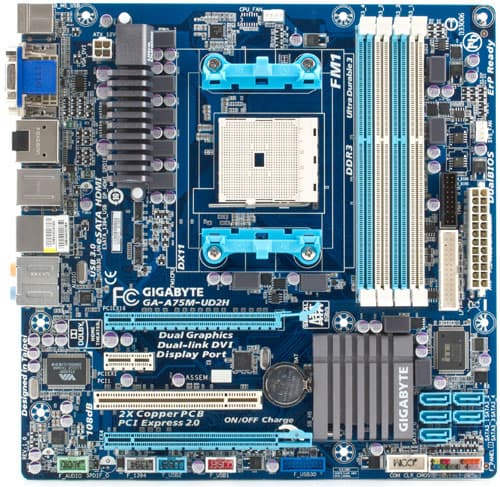 Системная плата Gigabyte A75M-UD2H