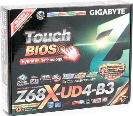 Коробка Gigabyte Z68X-UD4-B3