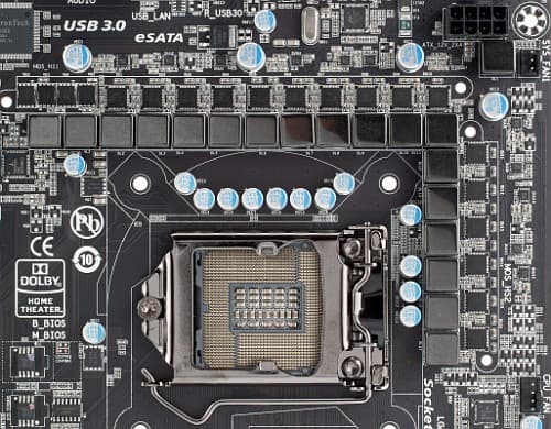 Преобразователь питания процессора на плате Gigabyte Z68X-UD4-B3