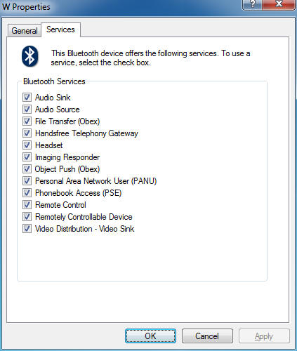 Программное обеспечение Bluetooth