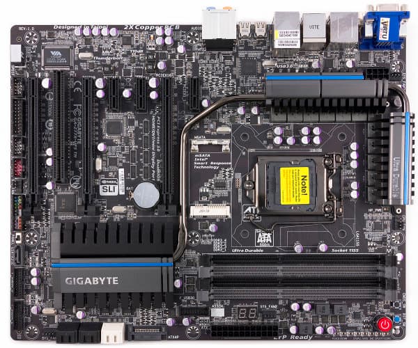 Внешний вид материнской платы Gigabyte Z77X-UP5 TH