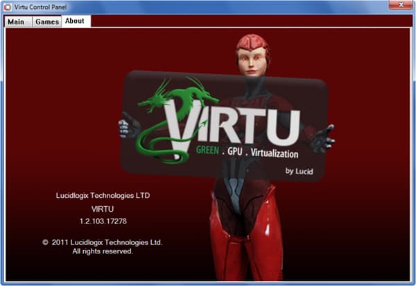Версия драйвера Virtu
