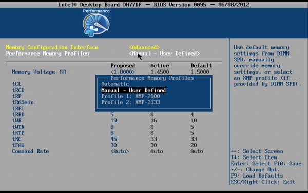 BIOS материнской платы Intel DH77DF