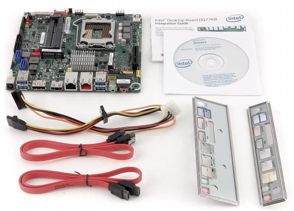 Комплект поставки материнской платы Intel DQ77KB
