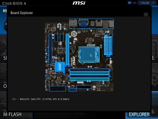 BIOS материнской платы MSI H87M-G43 BIOS материнской платы MSI H87M-G43