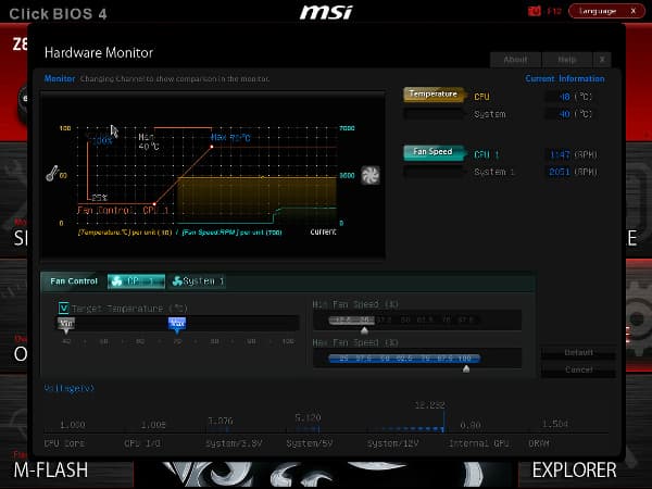 BIOS материнской платы MSI Z87I Gaming AC