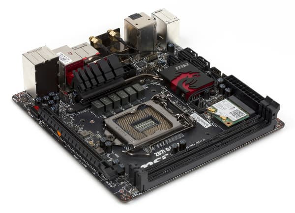 Внешний вид материнской платы MSI Z87I Gaming AC