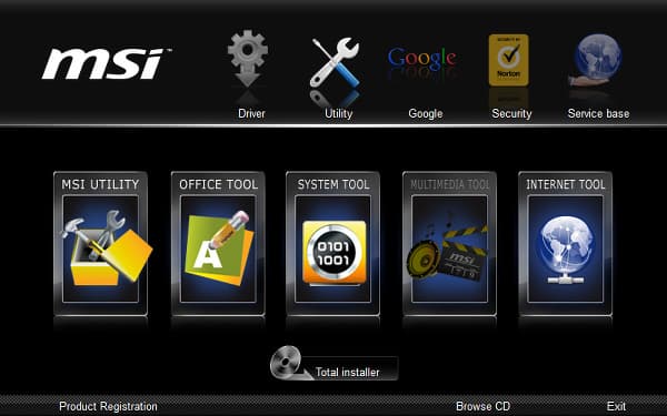 Программное обеспечение материнской платы MSI Z87I Gaming AC