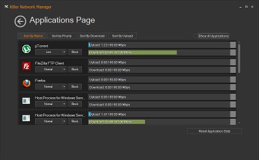 Утилита Killer Network Manager материнской платы MSI Z77A-GD65 Gaming