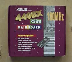 ASUS P2B в коробке