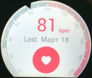 Снимок экрана Alcatel OneTouch Watch