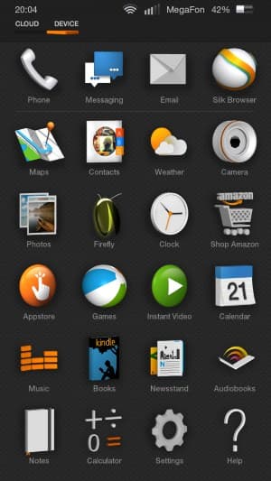 Операционная система Amazon Fire Phone
