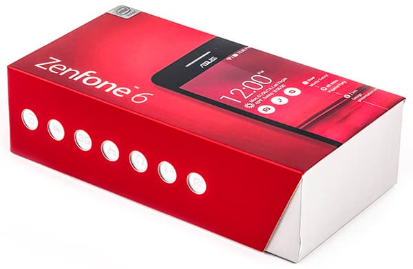 Упаковка смартфона Asus Zenfone 6