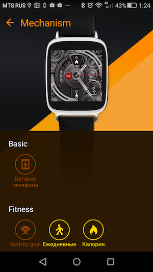 Скриншот ZenWatch Manager