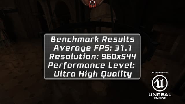 Caesar A9600 Epic Citadel benchmark Ultra Quality