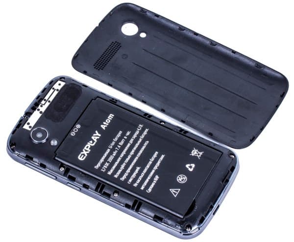 Дизайн смартфона Explay Atom