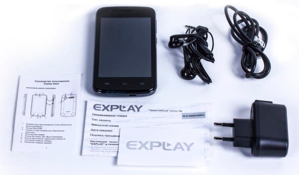 Коробка смартфона Explay Atom