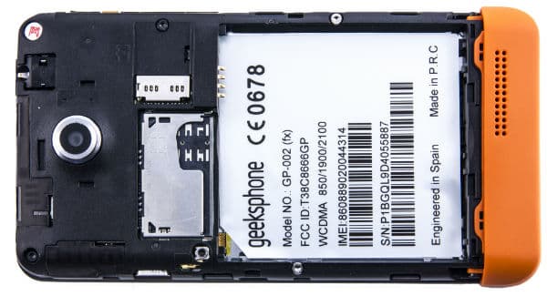 Батарея смартфона Geeksphone Keon