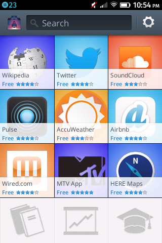 Скриншот Firefox OS
