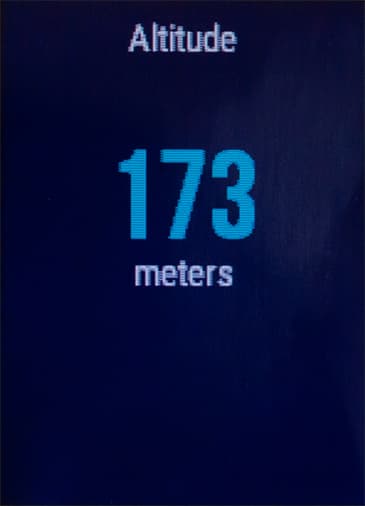 Снимок экрана Garmin vivoactive HR