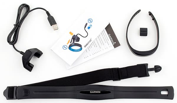 Комплектация фитнес-браслета Garmin Vivosmart