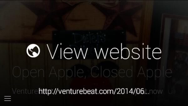 Снимок экрана умных очков Google Glass 2.0 Explorer Edition