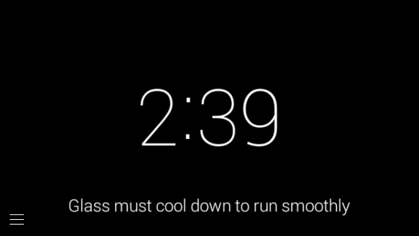 Снимок экрана умных очков Google Glass 2.0 Explorer Edition